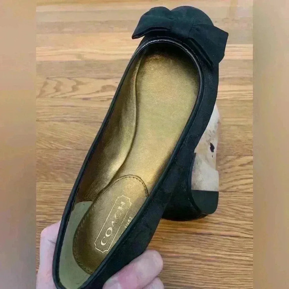 Coach Lynn Bow Ballet Flats Fabric, Coach logo, Women’s Size 8 - Picture 6 of 6